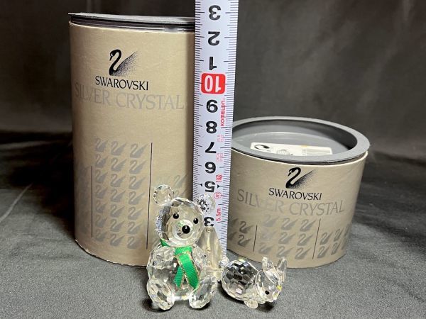 F902 SWAROVSKI スワロフスキー シルバークリスタル 熊/ベアー/ネズミ 