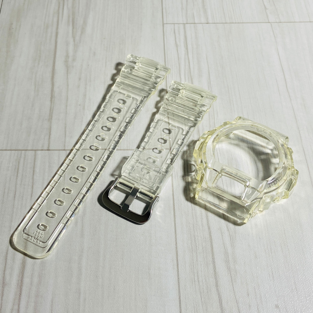 CASIO G-SHOCK ベゼル バンド セット スケルトン メンズ ファッション
