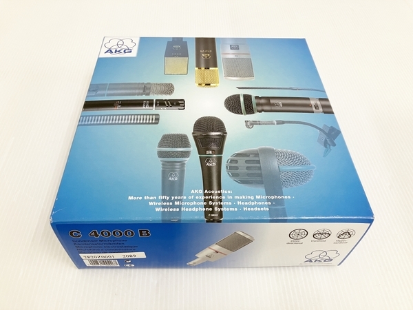 AKG C4000B コンデンサー型 マイクロホン コンデンサーマイク 音響機材
