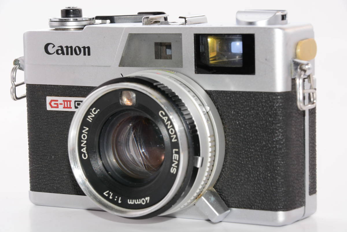 Canonet フィルムカメラ Canon キャノン カメラ キヤノン QL17 G-III