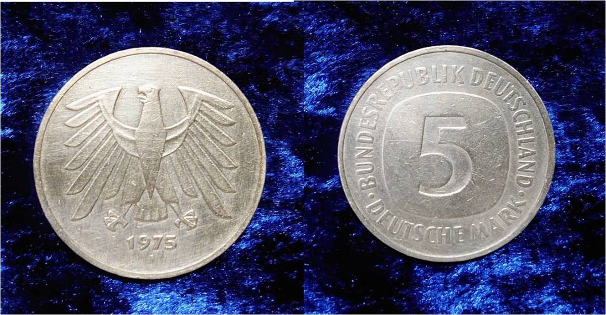 アンティークコイン☆旧貨幣ドイツマルクのセット 5マルク、2マルク2枚