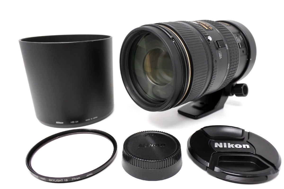 ○【Nikon ニコン AI AF VR Zoom-Nikkor 80-400mm f/4.5-5.6D ED 望遠