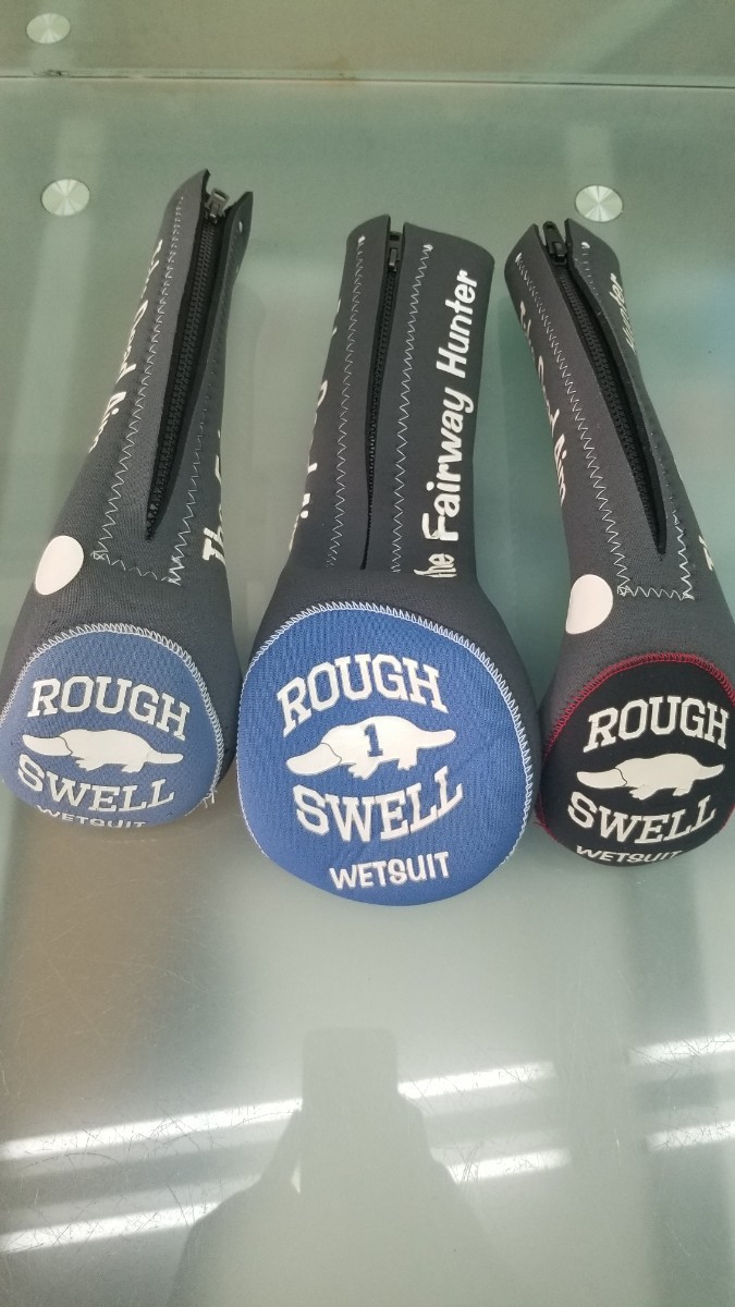 ラフアンドスウェル rough&swell ヘッドカバー ドライバー用&FW用×2 3