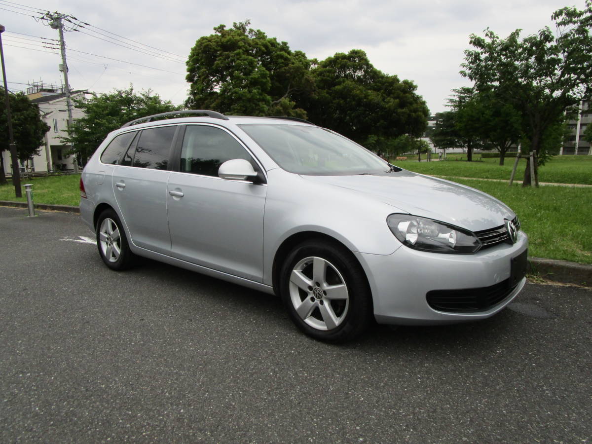 24年　VWゴルフ ヴァリアント TSIトレンドライン ブルーモーションテクノロジー【予備車検付き】【実走行49.484km】HDD/地デジ/最高燃費車