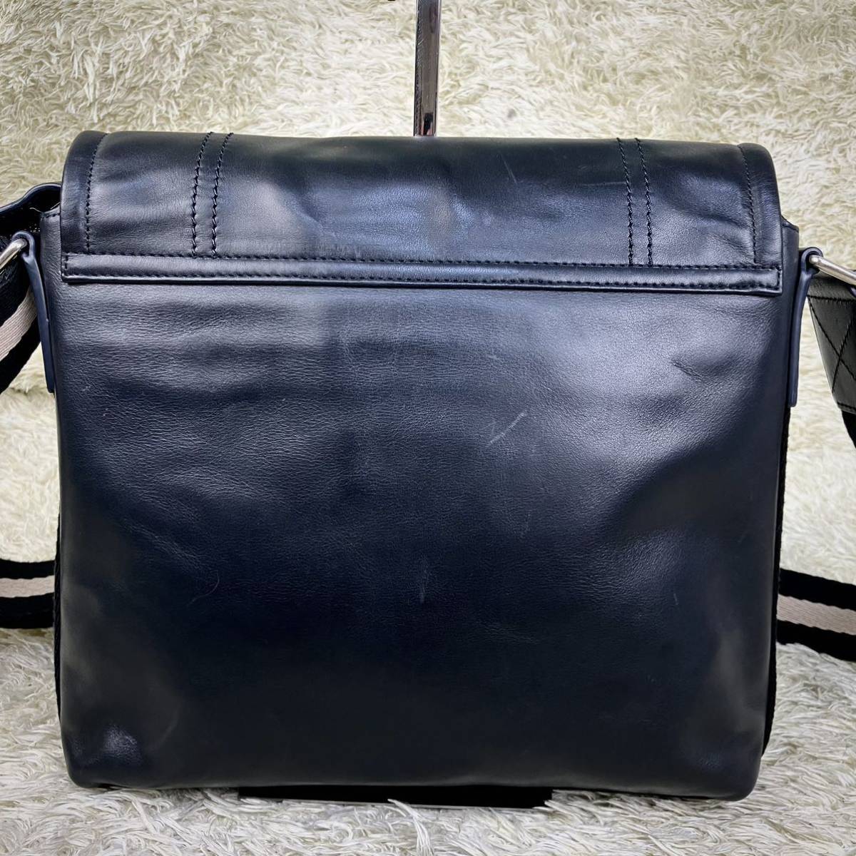 1円【極美品】BALLY バリー メッセンジャーバッグ ショルダーバッグ  