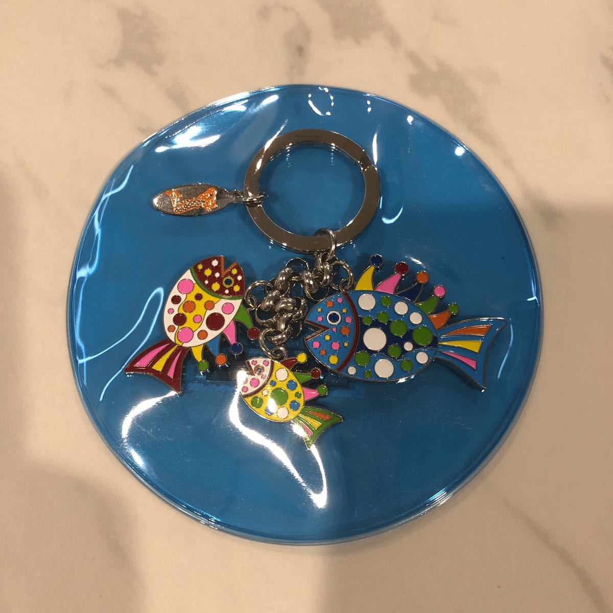 草間彌生】魚 キーホルダー 新品 / FISH キーチェーン 草間弥生 Moma 