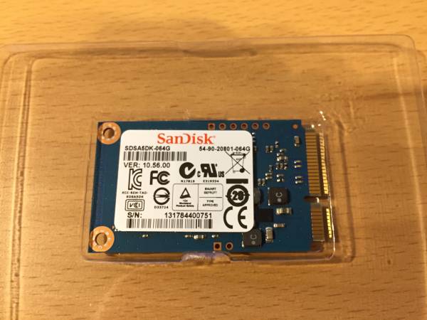 SanDisk 64GB SSD SDSA5DK-064G mSATA 1
