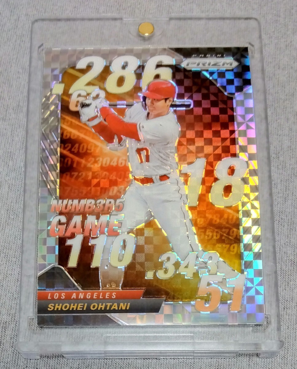 75枚限定】MLBカード， 大谷翔平(SHOHEI OHTANI)， PANINI， PRIZM