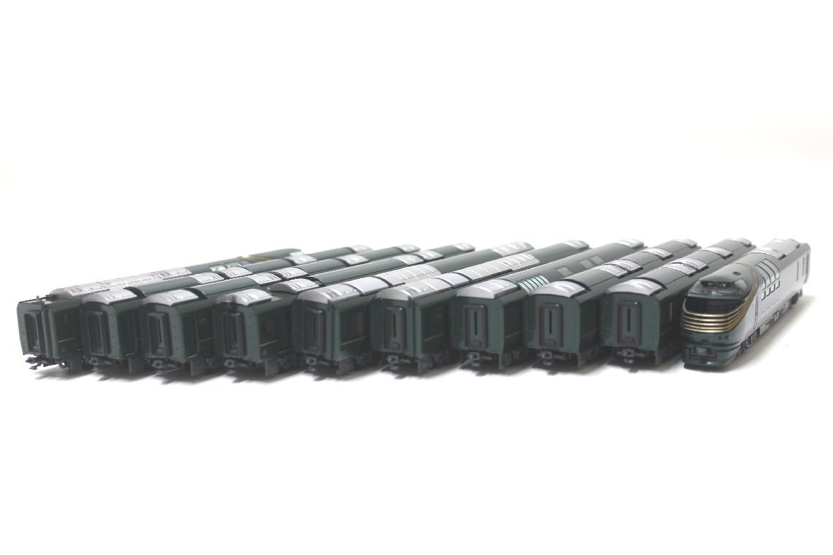 2S940 美品! KATO カトー Nゲージ 10-1570 87系「TWILIGHT EXPRESS 瑞風」 10両セット 動作確認済【ニューポーン】