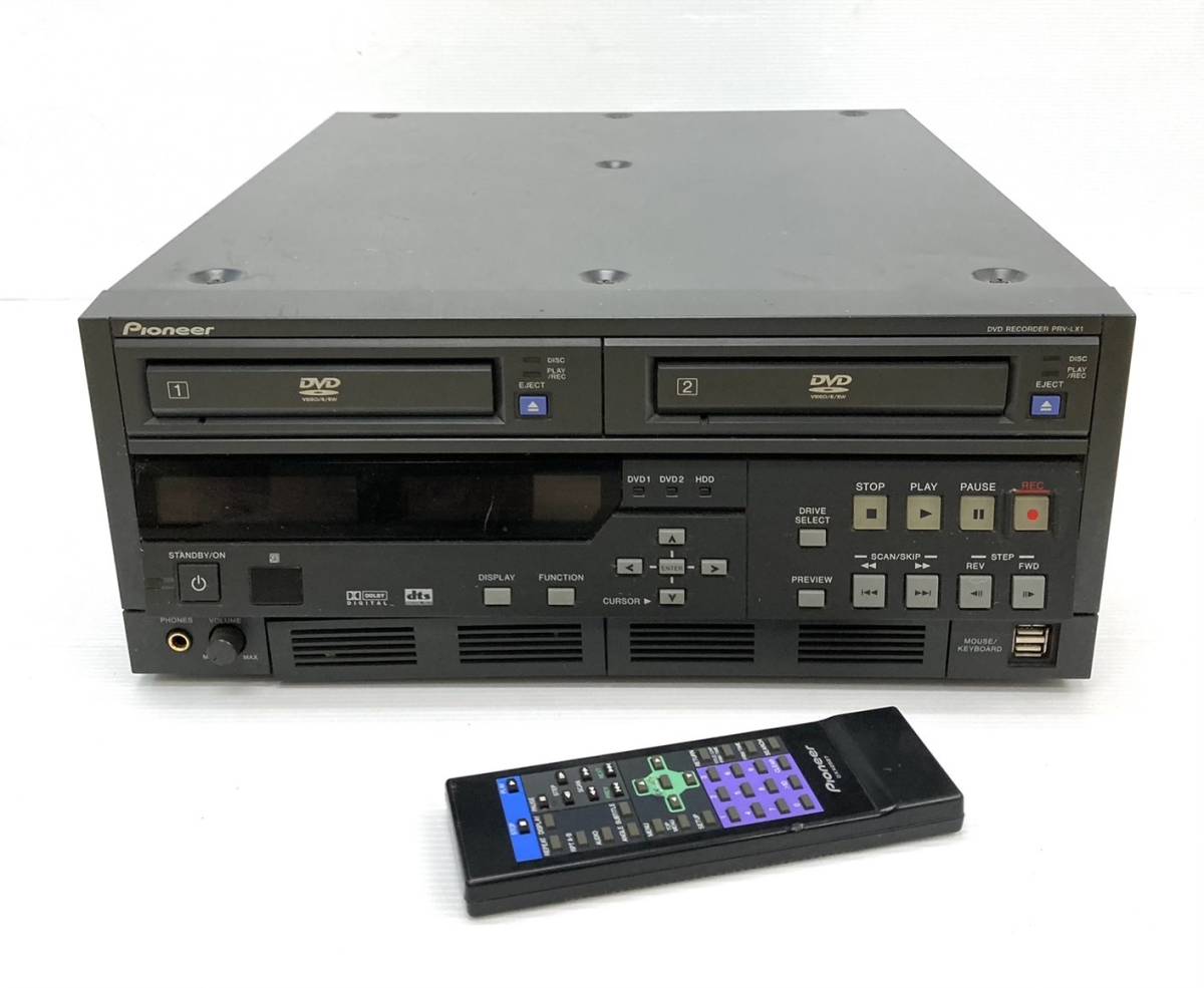 家電〉Pioneer パイオニア DVD RECORDER PRV-LX1 DVDレコーダー 