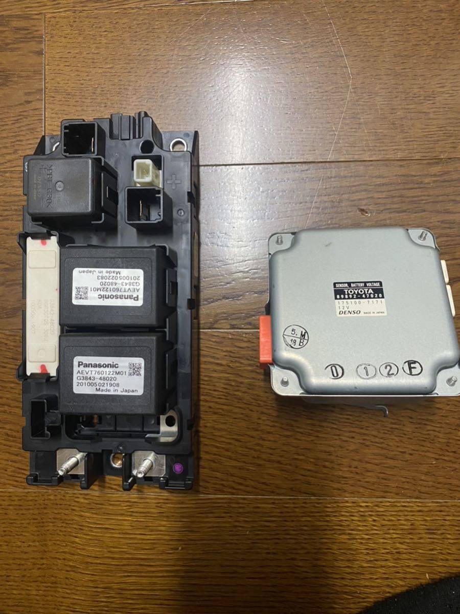 プリウス ZVW30 ボルテージセンサー ハイブリッドバッテリー CPU 89892