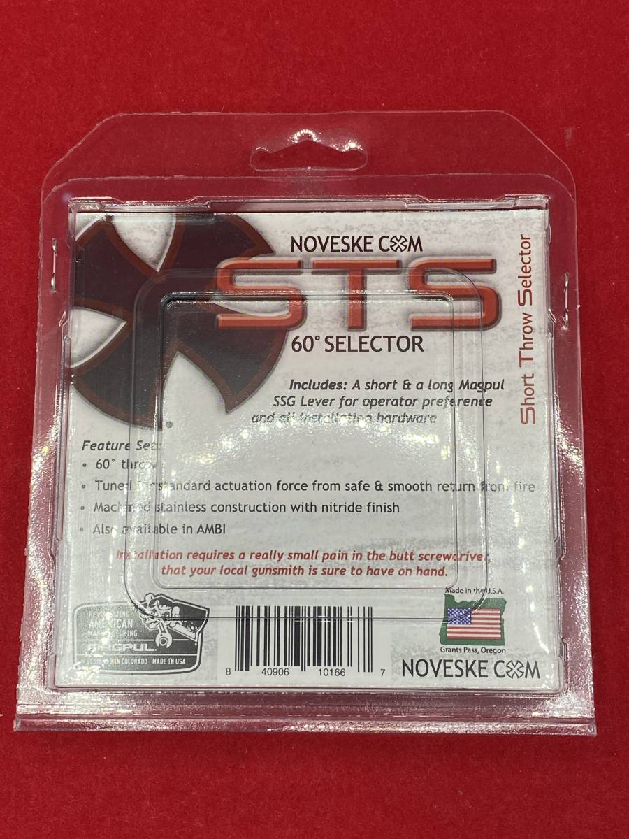 実物 Noveske Sts Short Throw Selector 60 Degree Selector Right Hand 右利き 