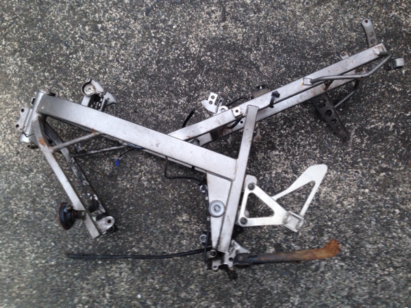 ヤマハ TZM50R 4KJ 書付フレーム