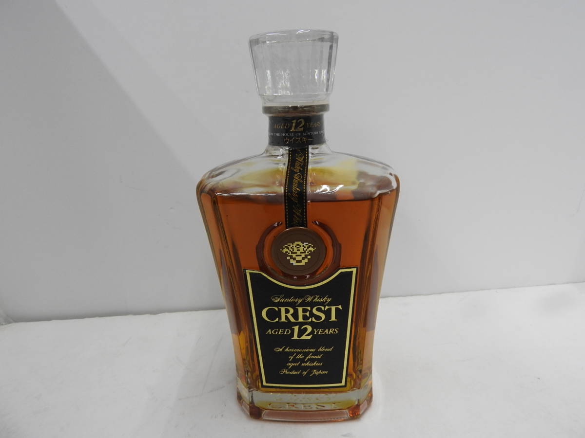 未開栓 SUNTORY CREST 12年 サントリー ウィスキー 古酒 ☆古酒未開栓 サントリー SUNTORY クレスト 12年 700ml ☆ サントリー