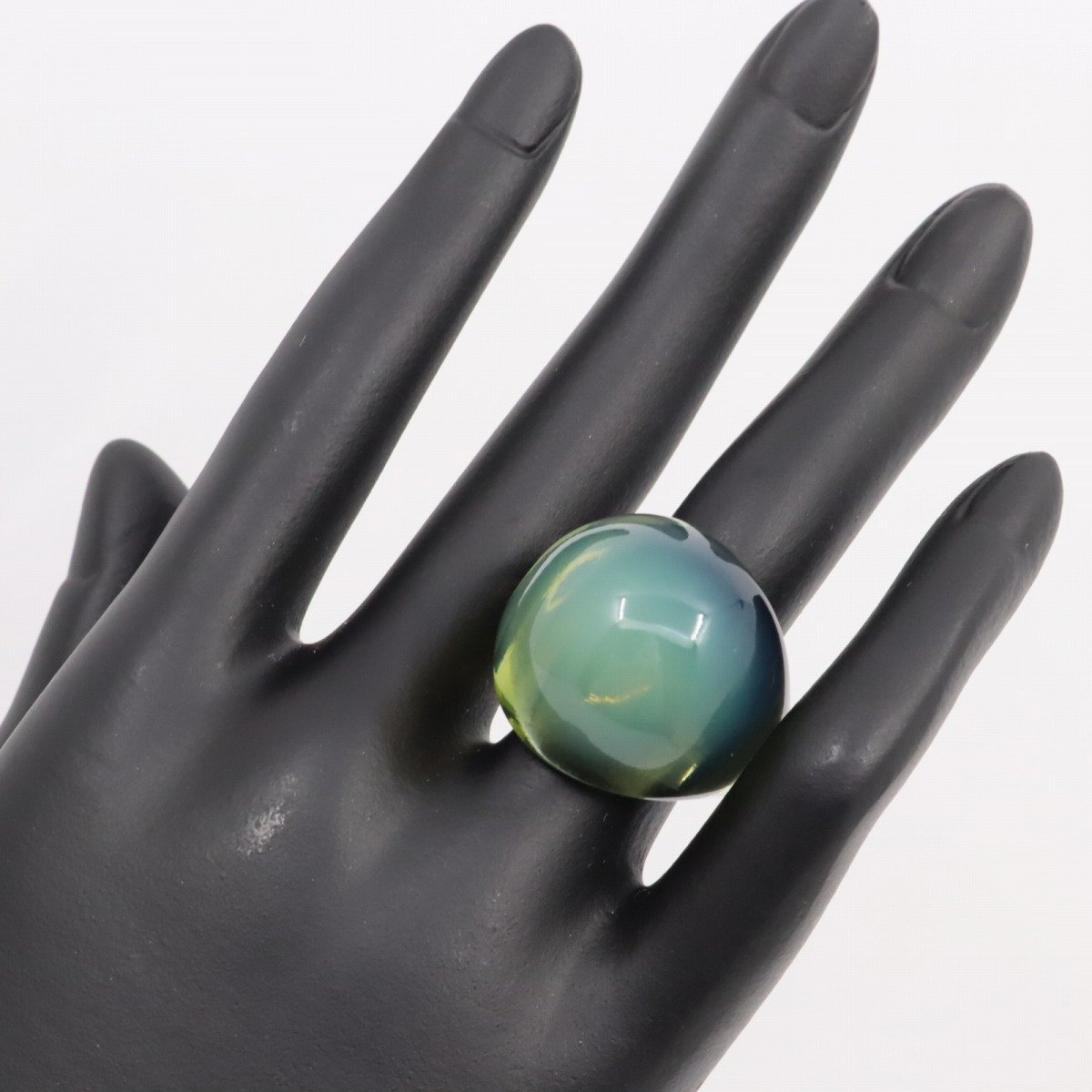 LALIQUE ラリック クリスタル カボション リング 指輪 アンティネア 