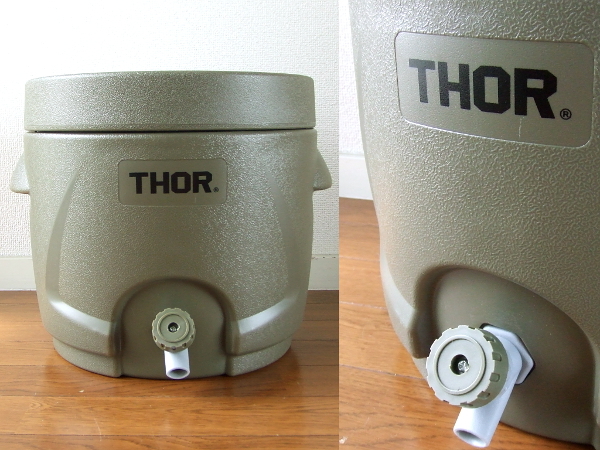 新品/定価¥13，200円★THORソー★10Lウォータージャグ オリーブ　キャンプ アウトドア保冷タンク保温トラストtrustウォーターサーバーgoout