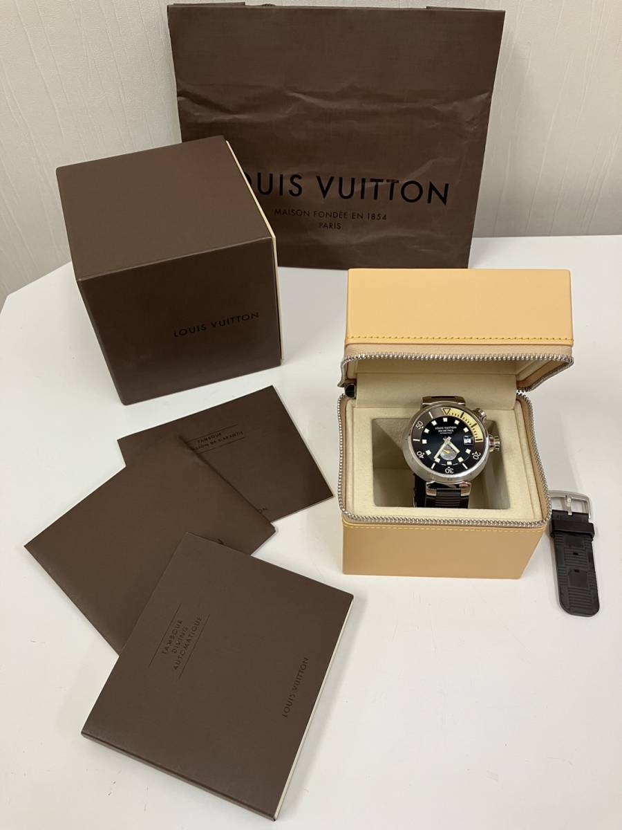 M 稼働品/付属品完備 LV ルイ ヴィトン LOUIS VUITTON タンブール 