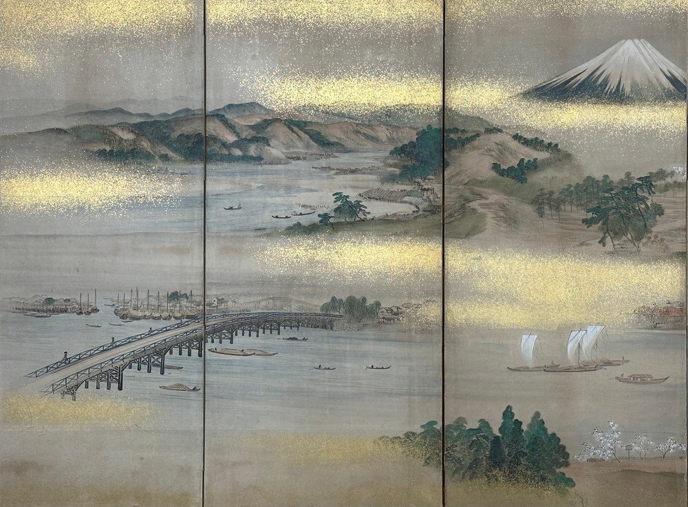 川口金作 作 風景画 の 短冊 です。 川口金作 作 風景画 の 短冊 です。 【公式通販】