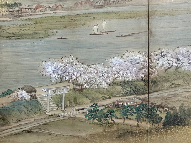 川口金作 作 風景画 の 短冊 です。 川口金作 作 風景画 の 短冊 です。 【公式通販】
