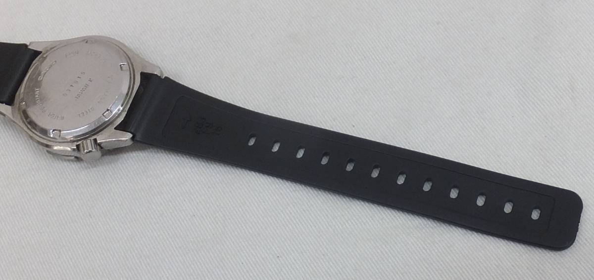 CASIO クォーツ 腕時計 ブラック 20BARカシオダイバーズウォッチ 中古 