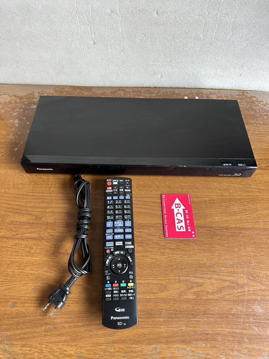 Panasonic DMR-BRW520 ブルーレイレコーダー 2017年製 通電確認済 DMR