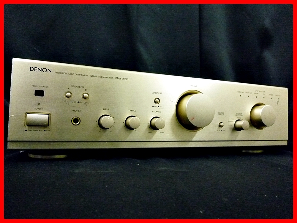 □DENON/デノン プリメインアンプ PMA-390III ジャンク ◇◇DENON