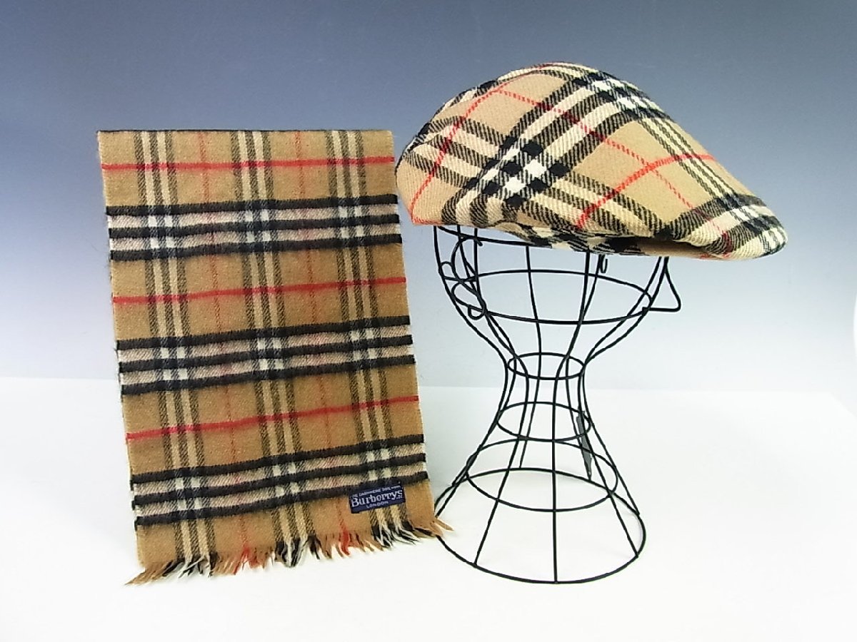 良品クラシックレトロBurberry's チェック柄 長傘 雨傘 良品