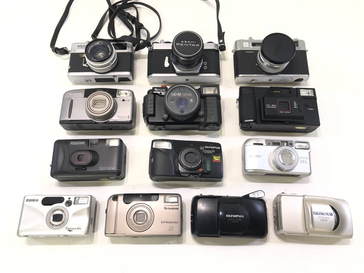 フィルムカメラ 6台まとめ Nikon Konica Canon 6-28-6【Canon/FUJI/PENTAX/minolta】フィルムカメラ 大量まとめ☆彡
