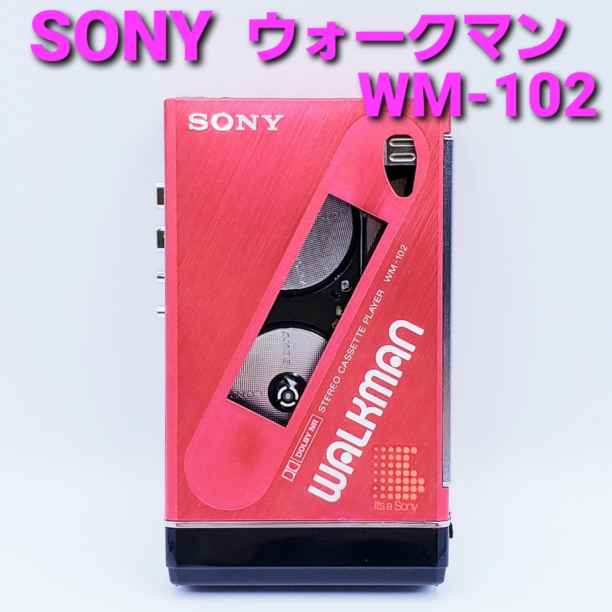 SONY WALKMAN WM-102 RED SONY 【公式通販】