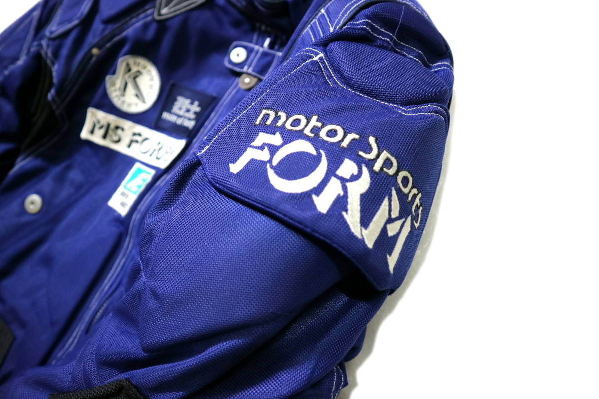 秀逸/良好！◇KISS RACING TEAM ワッペン＆刺繍 メッシュ ライディング 