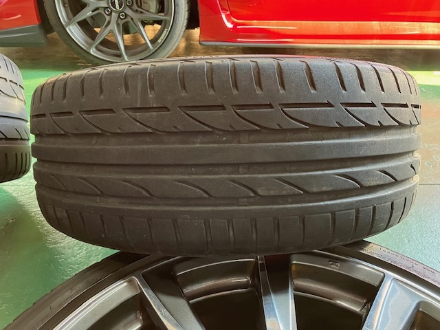 レクサスISF純正ホイール 8Jー45・9Jー55 4本SET 中古品