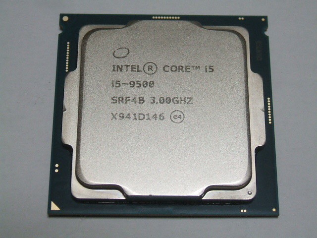 ◆インテル Intel CPU Core i5-9500◆インテル製検査ソフト正常確認済◆
