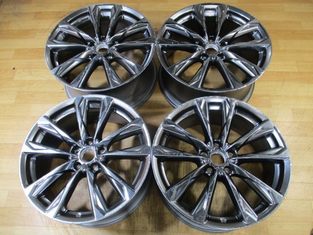 レクサス 30系 IS Fsport Fスポーツ 後期 純正 ホイール 4本 5H-114.3 19インチ F/8.5J+45 R/9.5J+60