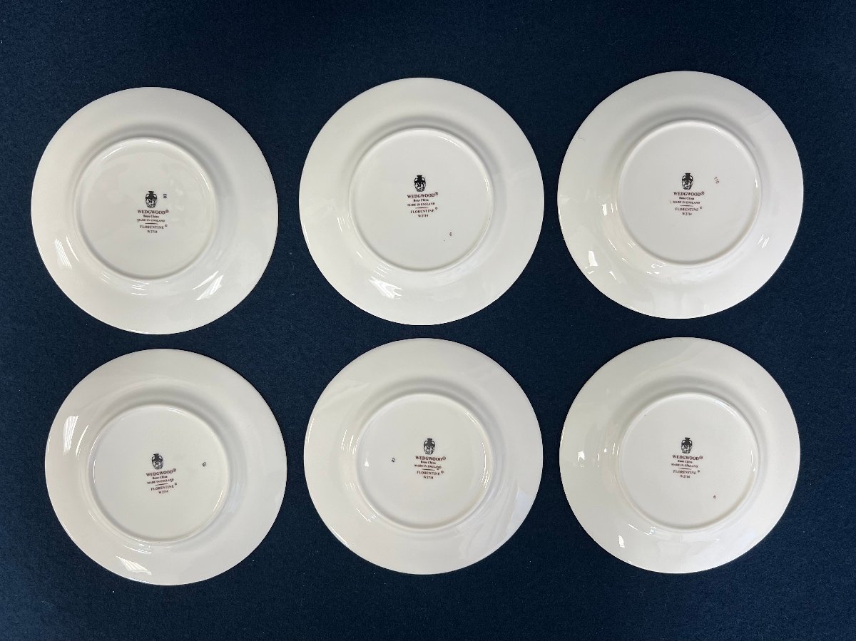 道］WEDGWOOD ウェッジウッド フロレンティーン ターコイズ 15.5cm 