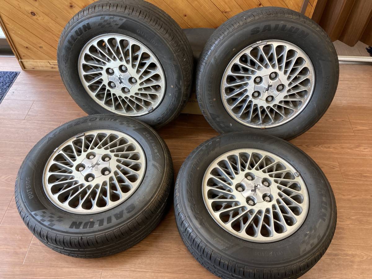 20ソアラ純正ホイール 純正ナット付き 205/65R15 15インチ 114.3 5穴