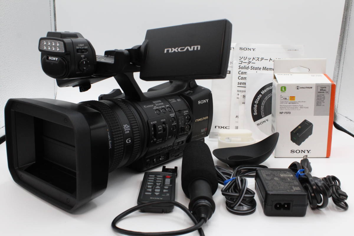 ＜＜付属品多数！！２０年製！！通電時間４００時間！！＞＞【美品】SONY ソニー HXR-NX5R 業務用 NXCAMカムコーダー #LE2023766