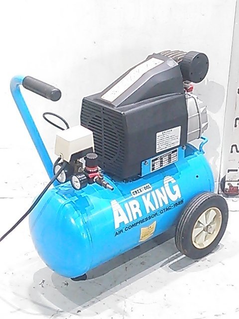 【1円スタート！】GREATOOL グレイトツール AIR KING エアーコンプレッサー GTAC-1525 タンク容量25L 動作良好 A7299