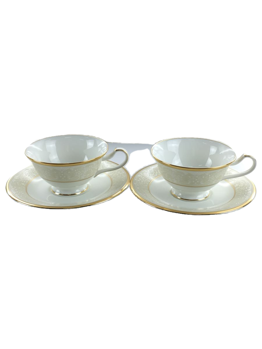 Noritake◆ホワイトパレス/カップ&ソーサー/2点セット/CRM/4753/Noritake ノリタケ