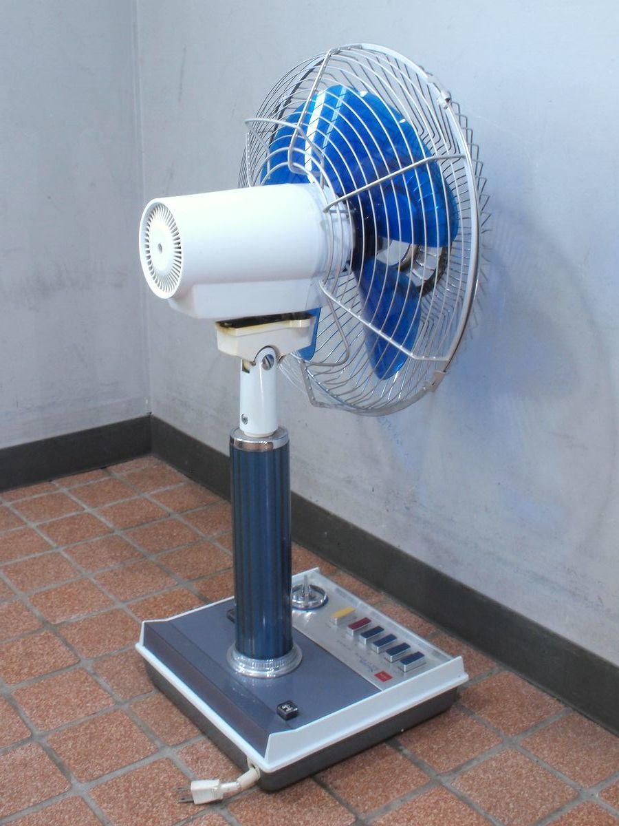 ■当時物 東芝 扇風機 ハンディパック H-30EA 水連 レイクブルー 元箱付 4枚羽 古民家 古道具 昭和レトロ アンティーク ビンテージ■ ハンディパック - Yahoo!オークション