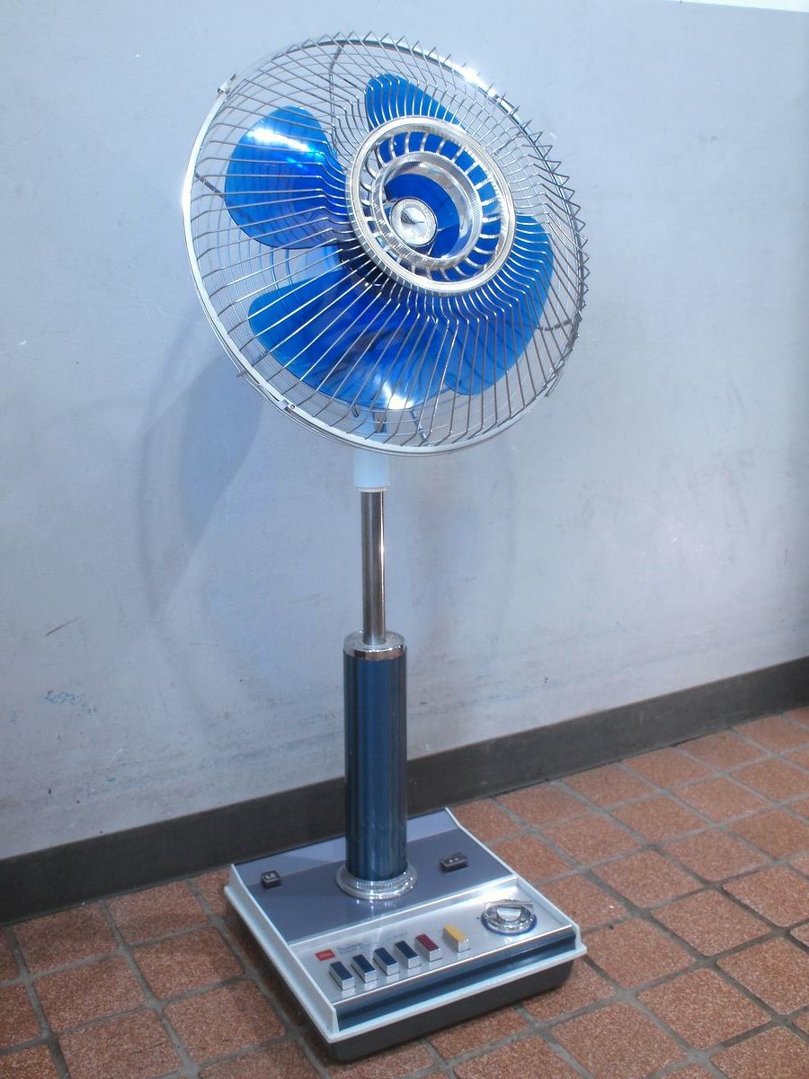 ■当時物 東芝 扇風機 ハンディパック H-30EA 水連 レイクブルー 元箱付 4枚羽 古民家 古道具 昭和レトロ アンティーク ビンテージ■ ハンディパック - Yahoo!オークション