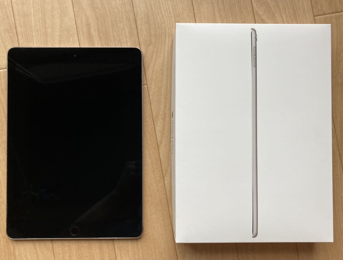 送料無料 ipad Pro 9.7 32GB simフリー A1674 バッテリー新品交換済 箱