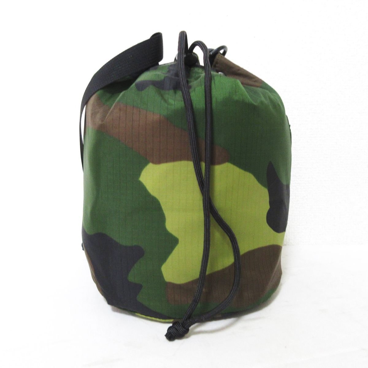 未使用 BRIEFING ブリーフィング DUAL DRAWSTRING POUCH カモフラ柄 