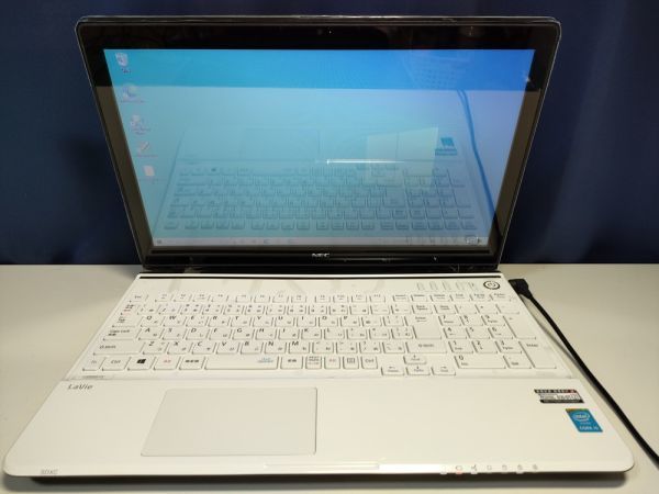 ジャンク】NEC LaVie LS550/S PC-LS550SSW i5仕様(CPU等欠品) BIOS起動