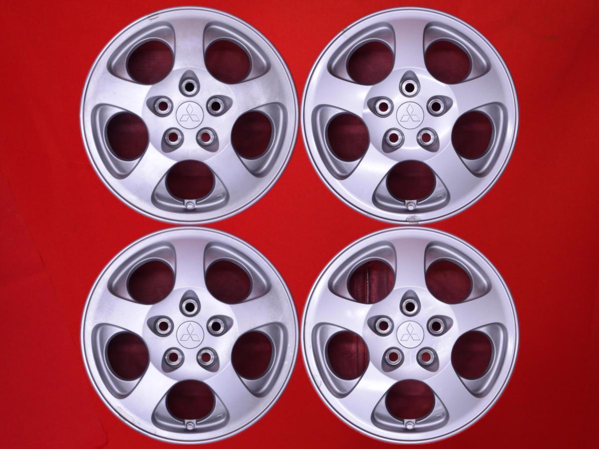 激安 中古 4本セット 】 三菱 パジェロイオ 純正 アルミホイール 16 