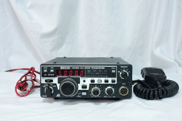 アイコム IC-290 144MHz 10W オールモード モービル機 FM/SSB/CW マイク・電源ケーブル付属