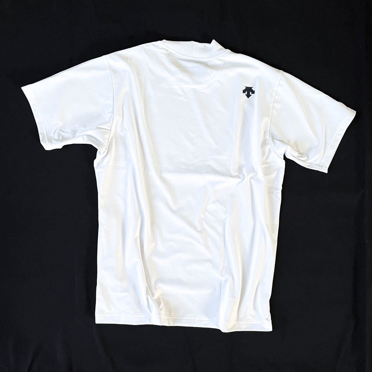 △新品 【メンズM】白ホワイト DESCENTE デサント ゴルフにオススメ 