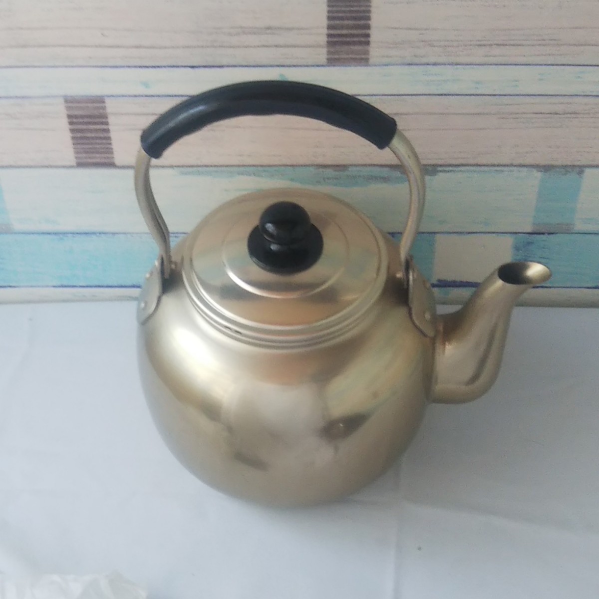 アルミ製 やかん 8L 湯沸かし ヤカン ケトル キャンプ 炊きだし 未使用 