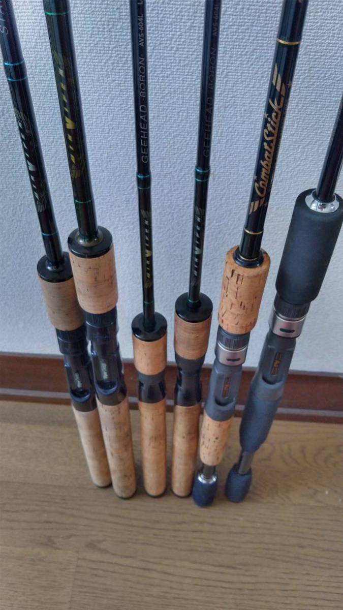 バスロッド 6本セット ヴァイパーデザイン エバーグリーン ダイコー 