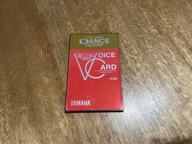 YAMAHA ヤマハ EOS VOICE 使いこなす CARD ボイスカード 8枚セット