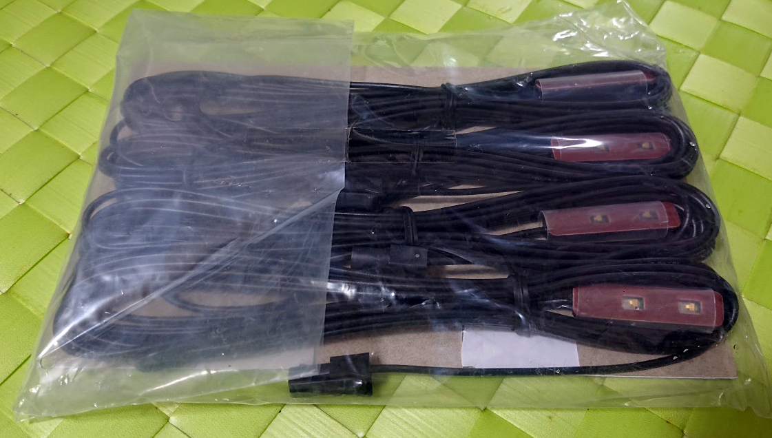 【carrozzeria】未使用 純正/商品同梱品 地デジケーブル4本+フィルムアンテナ4枚セット C